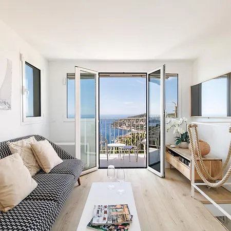 73 Corne D Or - Duplex Plein Sud, Vue Mer, Balcon Appartamento Villefranche-sur-Mer
